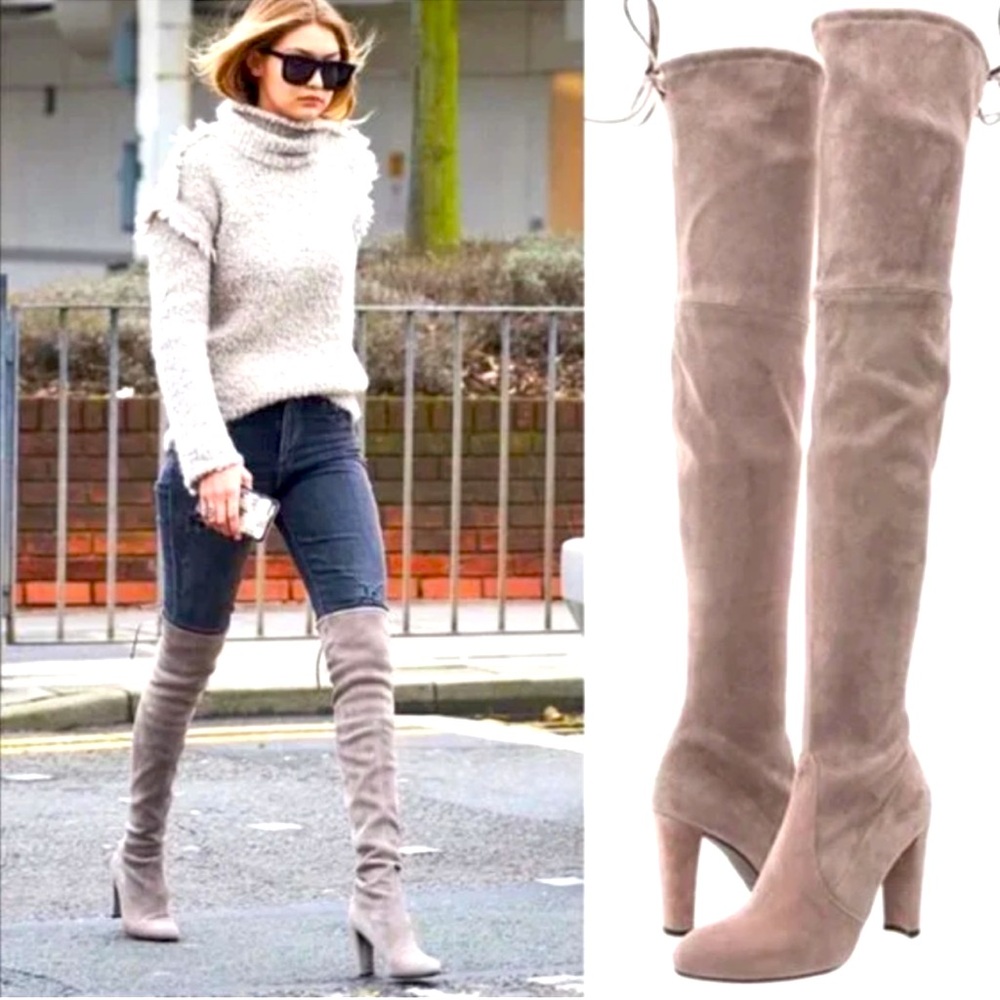 COPY - Stuart WEITZMAN Highland Boots in Taupe